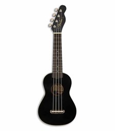 Mostrar informações para Ukulele Soprano Fender Venice Black Imagem de Ukulele Soprano Fender Venice Black