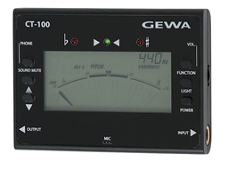 Mostrar informações para Afinador Gewa CT-100 Imagem de Afinador Gewa CT-100