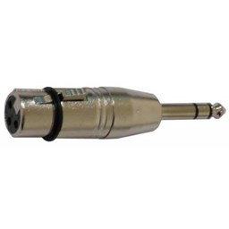 Mostrar informações para Adaptador EK Audio XLR Fêmea para Jack 6,3mm Stereo Macho A-043 Imagem de Adaptador EK Audio XLR Fêmea para Jack 6,3mm Stereo Macho A-043