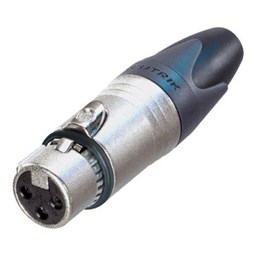 Mostrar informações para Ficha XLR Neutrik Fêmea NC3FXX Imagem de Ficha XLR Neutrik Fêmea NC3FXX