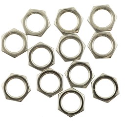 Mostrar informações para Fender Nut Hex 3/8 - 32x3/32 Nickel 0016352049 Imagem de Fender Nut Hex 3/8 - 32x3/32 Nickel 0016352049