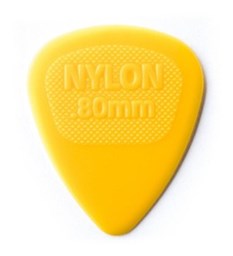 Mostrar informações para Palheta Individual Jim Dunlop NYLON .80 Imagem de Palheta Individual Jim Dunlop NYLON .80