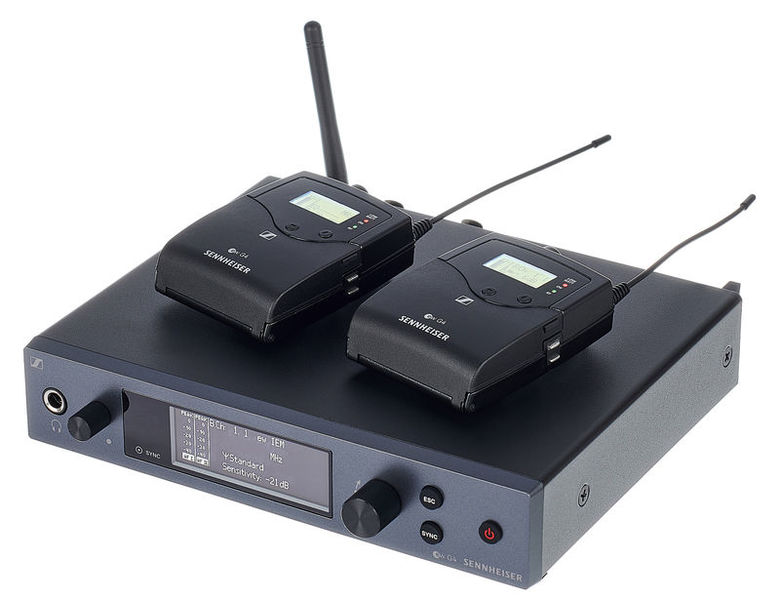 Imagem de Monitores In-Ear Sennheiser EW IEM G4 Twin A-Band