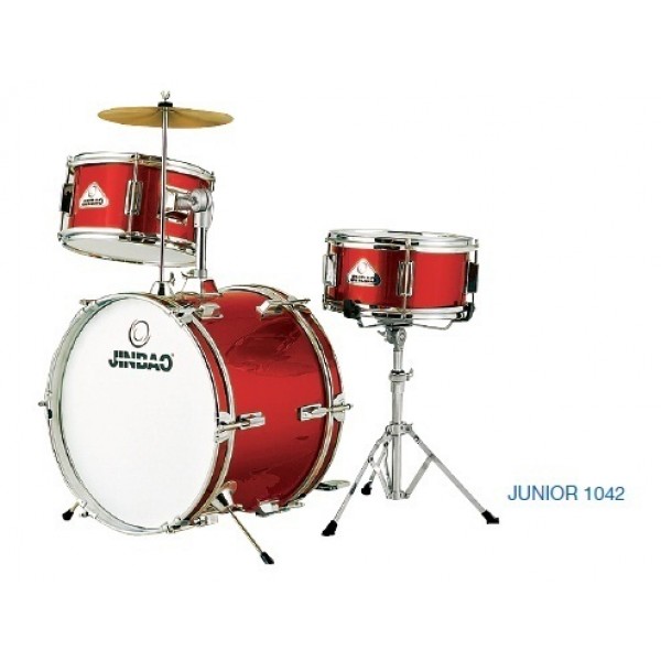 Imagem de Bateria Acústica Infantil Jinbao Junior 1042 Vermelha