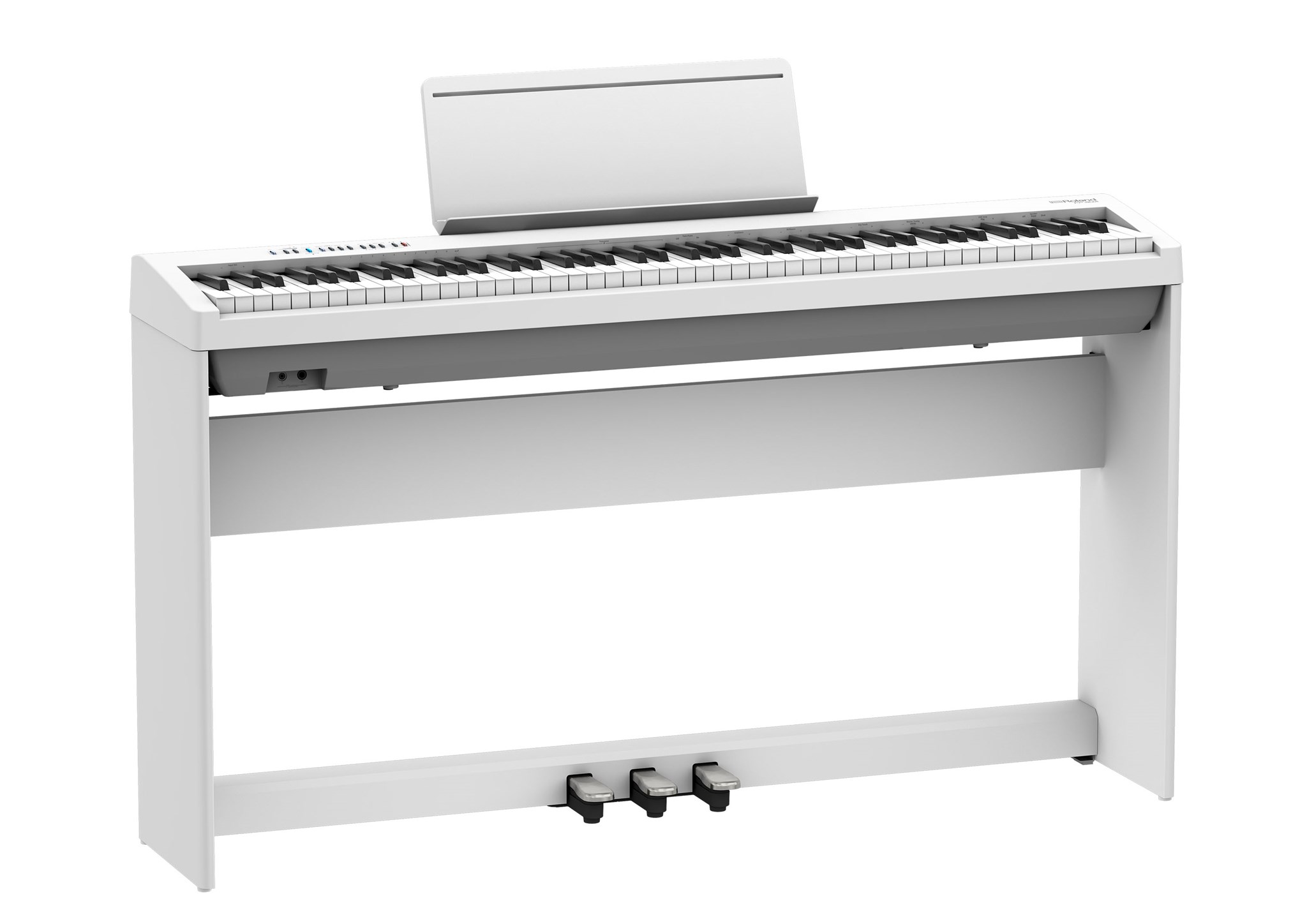 Imagem de Conjunto Piano Roland FP-30X WH + Pernas Roland KSC-70WH + Pedais Roland KPD70WH