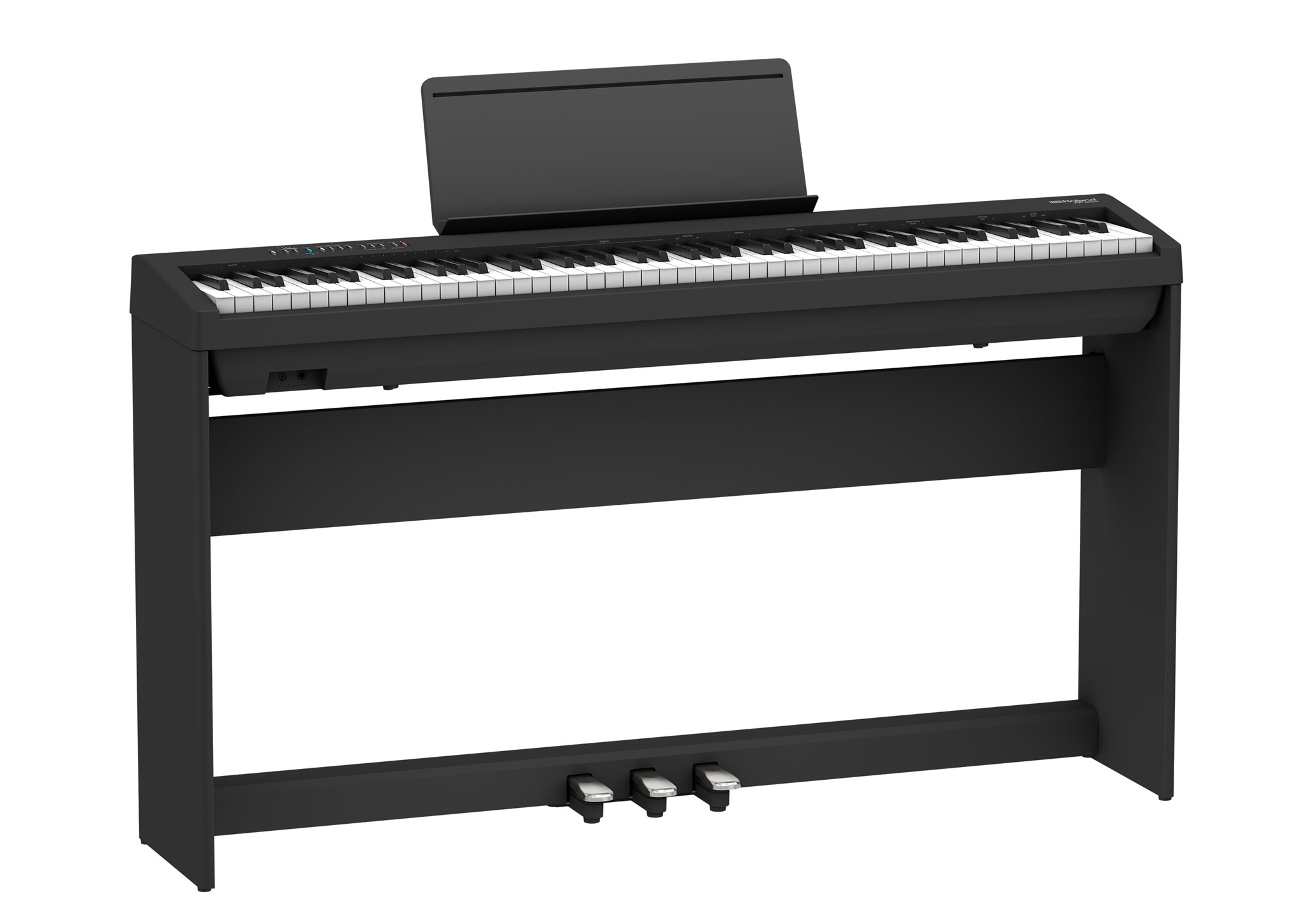 Imagem de Conjunto Piano Roland FP-30X BK + Pernas Roland KSC-70BK + Pedais Roland KPD70BK