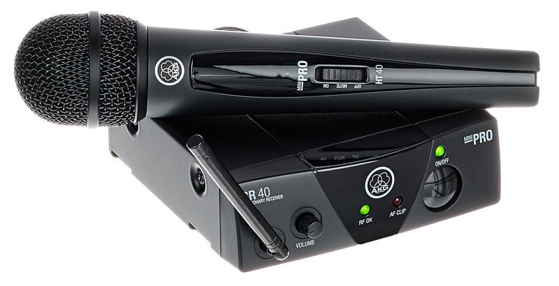 Imagem de Microfone Sem Fios AKG WMS40 Mini Vocal Set ISM1