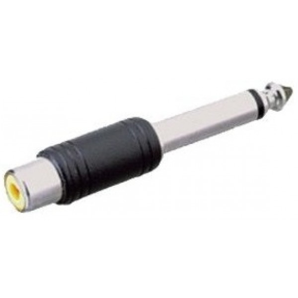 Imagem de Adaptador EK Audio RCA Fêmea Stereo para Jack 6,3mm Macho Mono A084
