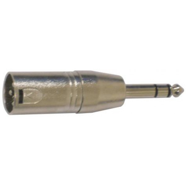 Imagem de Adaptador EK Audio XLR Macho para Jack 6,3mm Stereo Macho A-044