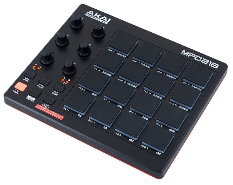 Imagem de Controlador USB AKAI MPD218