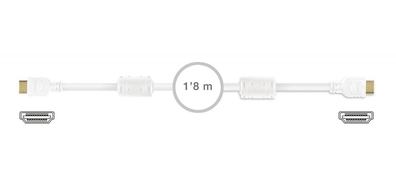 Imagem de Cabo Fonestar HDMI 7908-BL 1,80mt.