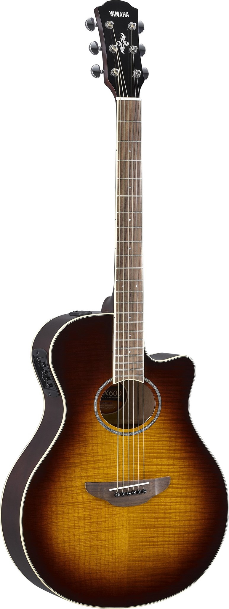 Imagem de Guitarra Acústica Yamaha APX600FM Tobacco Brown Sunburst