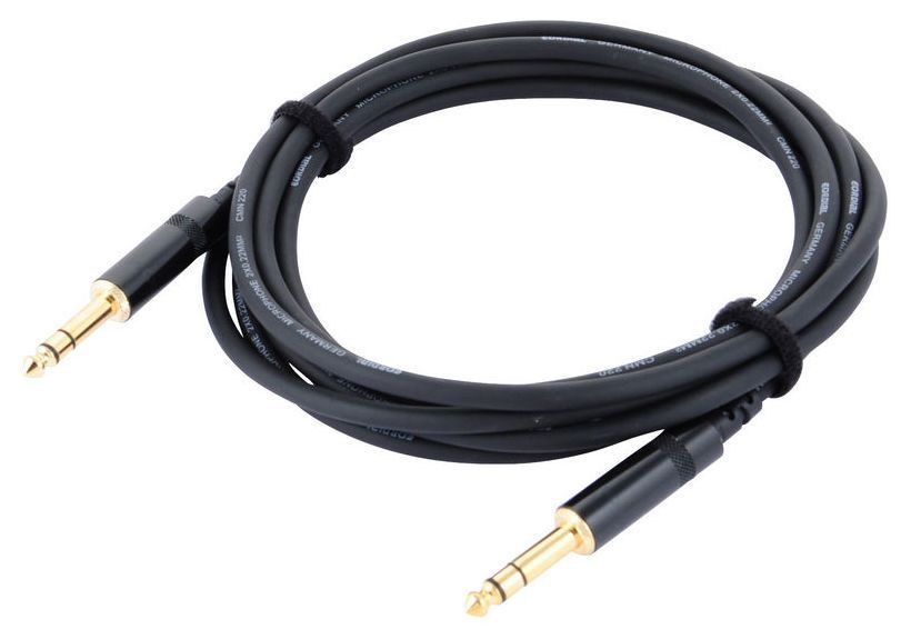 Imagem de Cabo Jack Stereo 6.3mm Macho/Jack Stereo 6,3mm Macho Cordial CFM 3 VV 3mt. 
