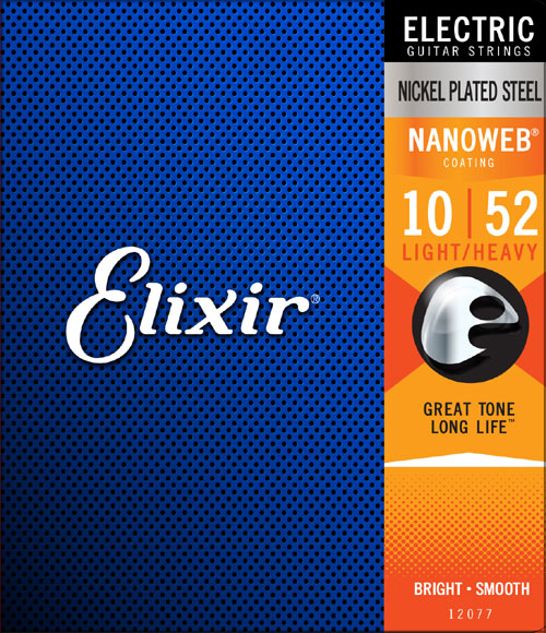 Imagem de Jogo Cordas para Guitarra Elétrica Elixir .010-.052 12077