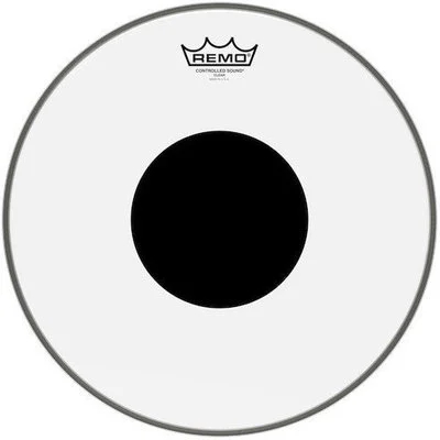 Imagem de Pele Remo Controlled Sound Clear Black Dot 14" CS-0314-10