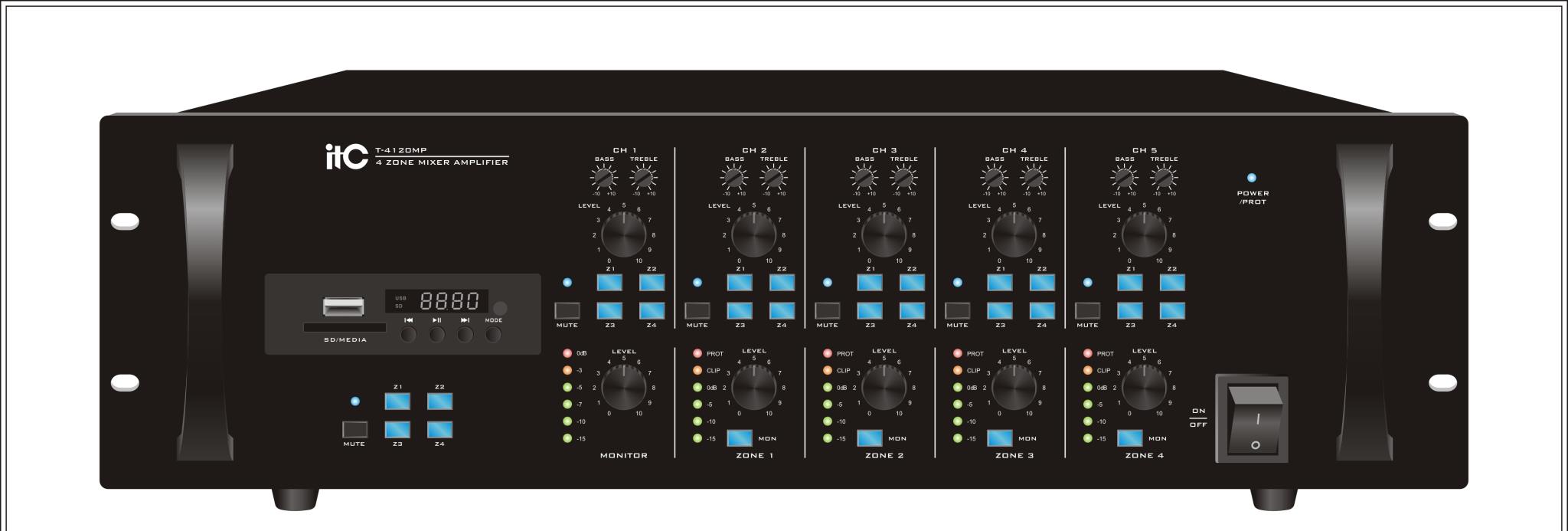 Imagem de Amplificador ITC T-4120MP