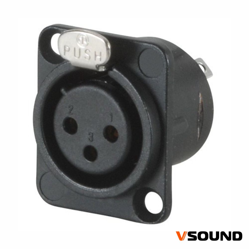 Imagem de Ficha XLR Painel VSound FPS110A Fêmea