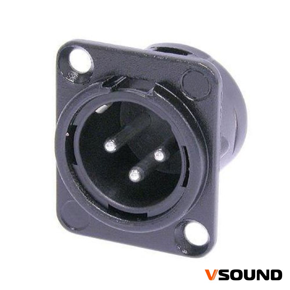 Imagem de Ficha XLR Painel VSound FPS111A Macho