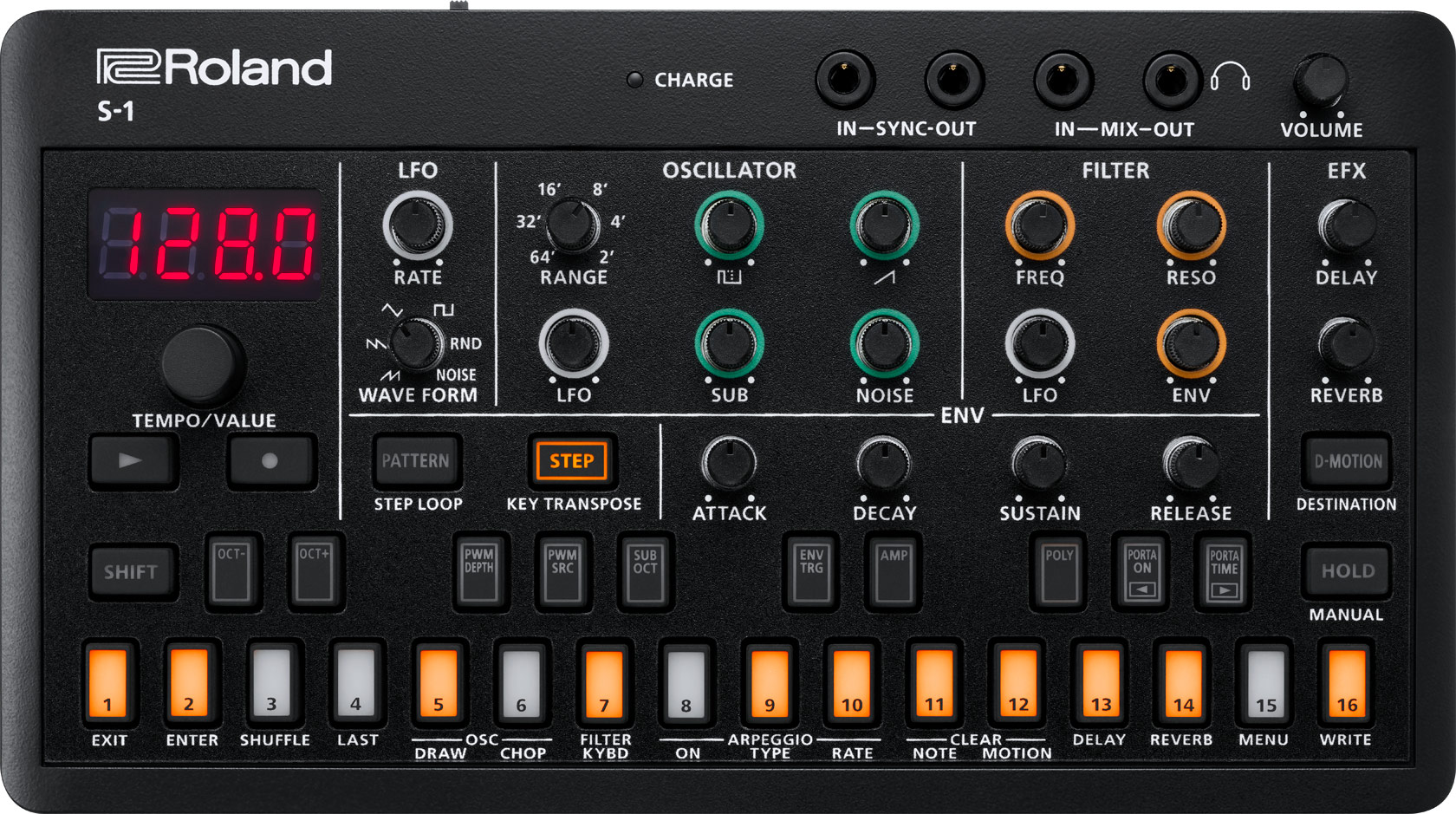 Imagem de Sintetizador Roland AIRA Compact S-1 Tweak Synthesizer