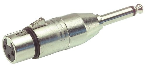 Imagem de Adaptador GEWA XLR Fêmea para Jack 6,3mm Mono Macho 191609