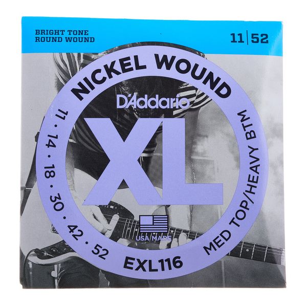 Imagem de Jogo Cordas para Guitarra Elétrica D'Addario .011 EXL116