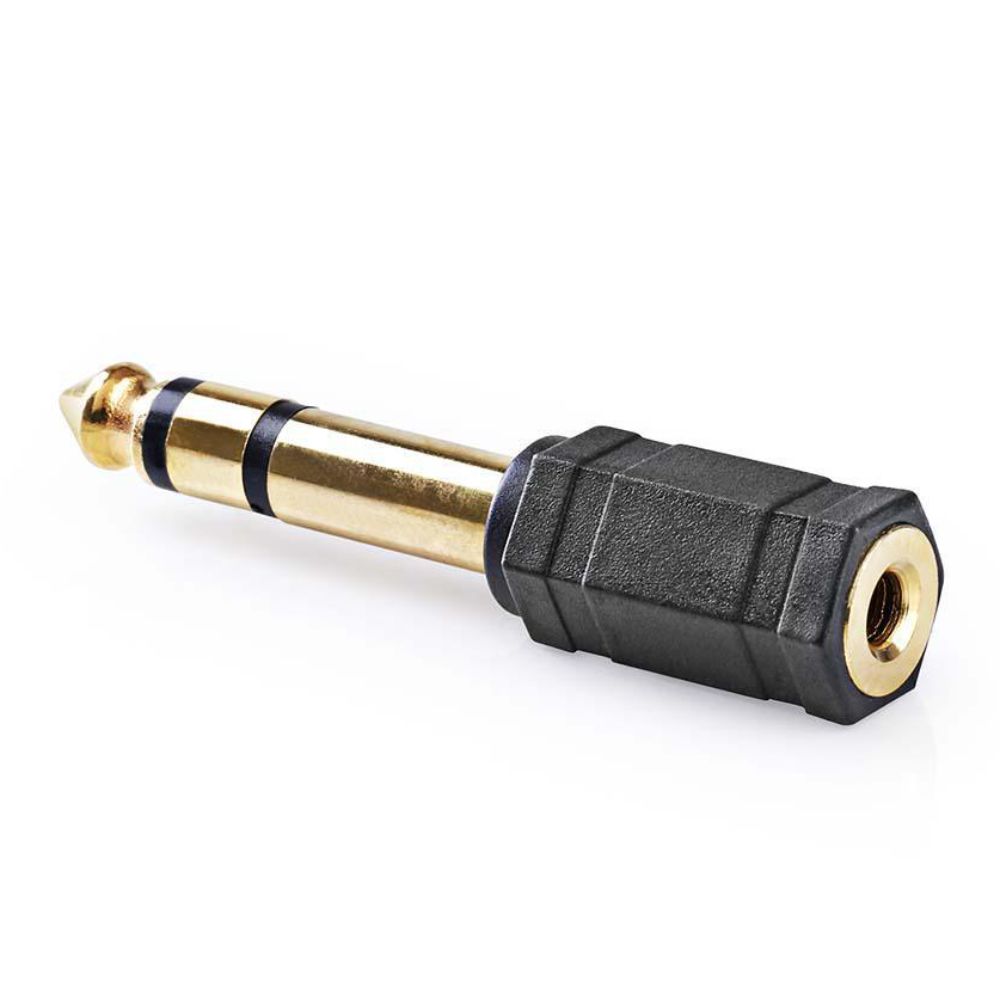 Imagem de Adaptador Jack 6,3mm Macho / Jack 3,5mm Fêmea CAGP23930BKG