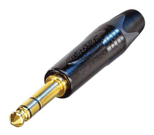 Imagem de Ficha Jack 6,3mm Neutrik NP3X-B Stereo Macho