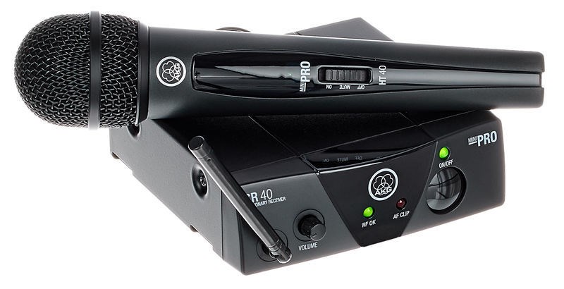 Imagem de Microfone Sem Fios AKG WMS40 Mini Vocal Set US45C (Freq.: 662.300 MHz)