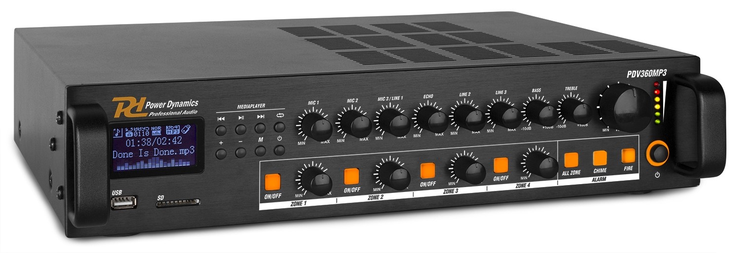 Imagem de Amplificador Power Dynamics PDV360MP3