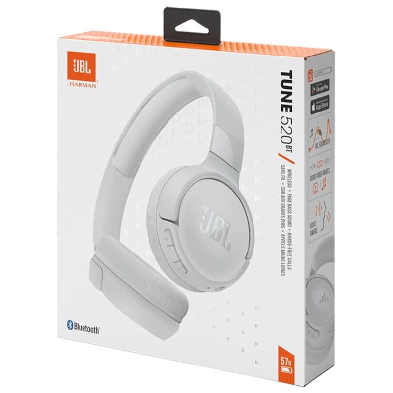 Imagem de Auscultadores JBL Tune 520 BT Branco