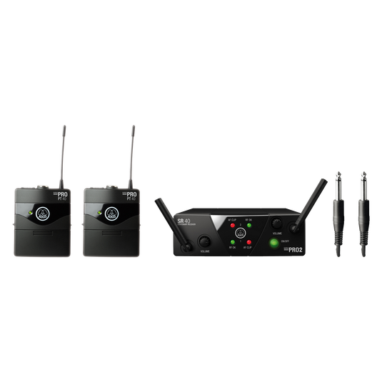 Imagem de Sistema Wireless AKG WMS40 Mini Dual Instrumental Set US45AC