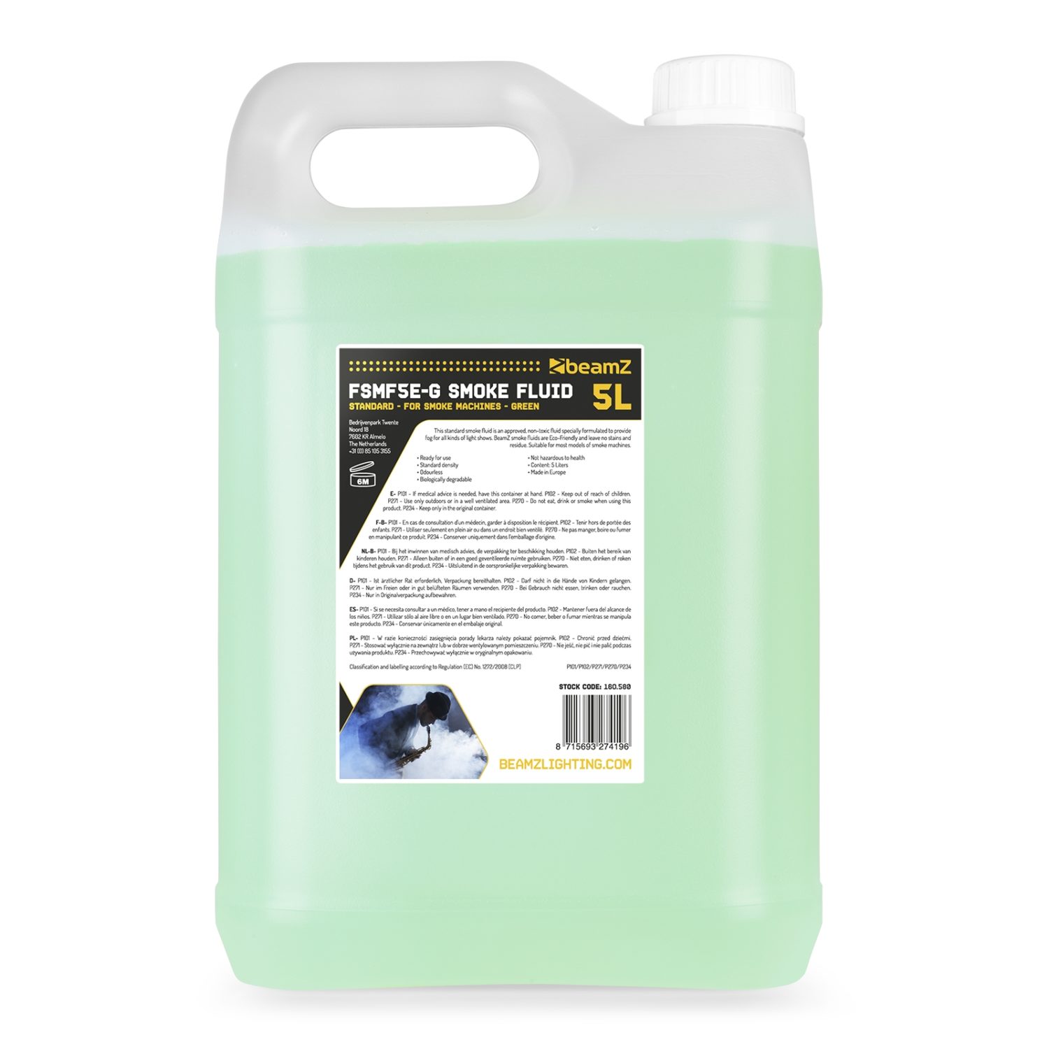 Imagem de Liquido de Fumo FSMF5E-G 5L Standard 160.580