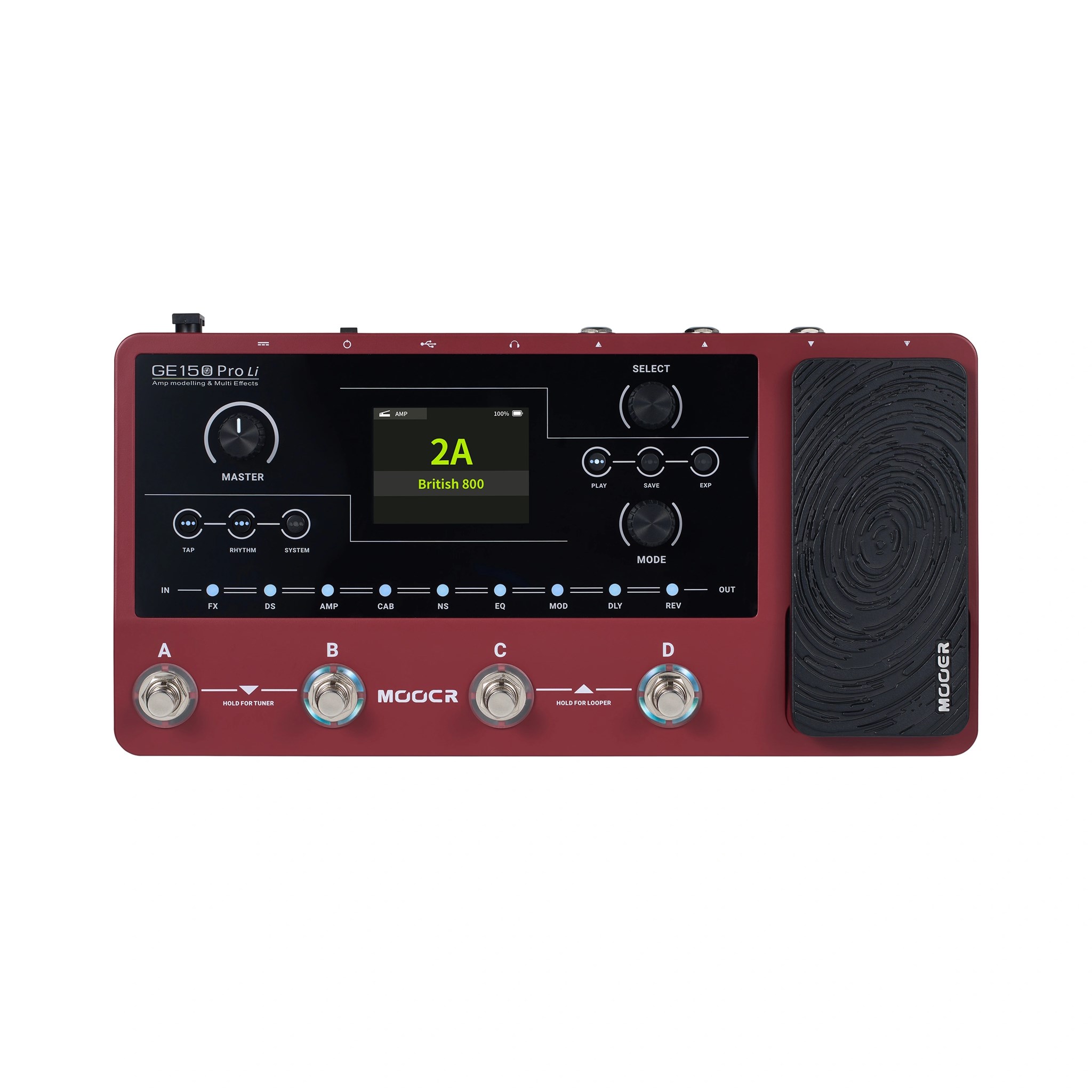 Imagem de Pedaleira Mooer GE150 PRO Li