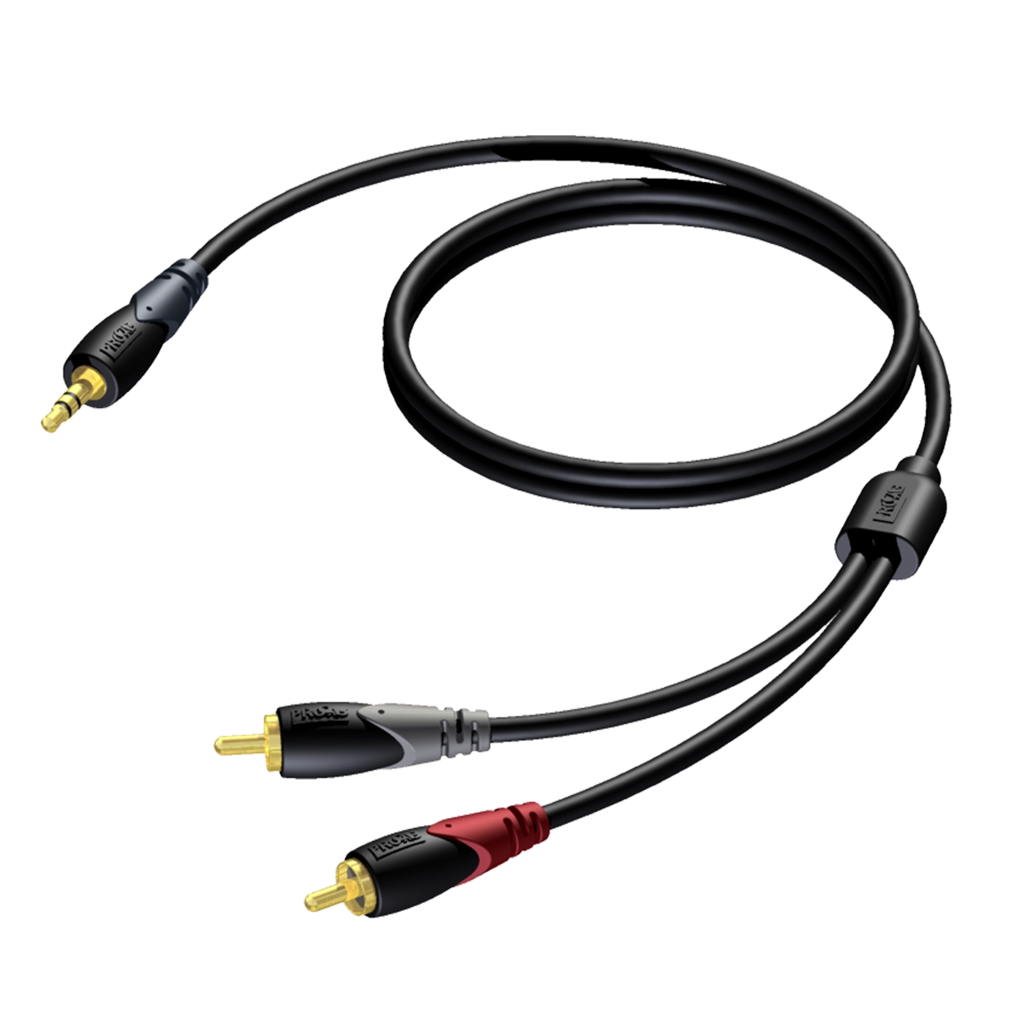 Imagem de Cabo Jack 3,5mm Macho/2x RCA Macho ProCab CLA711/3 3mt.