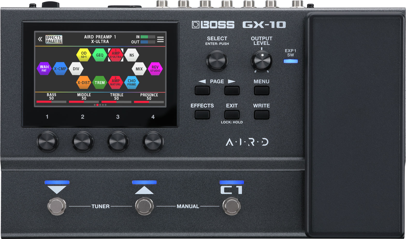 Imagem de Pedaleira para Guitarra Elétrica Boss GX-10