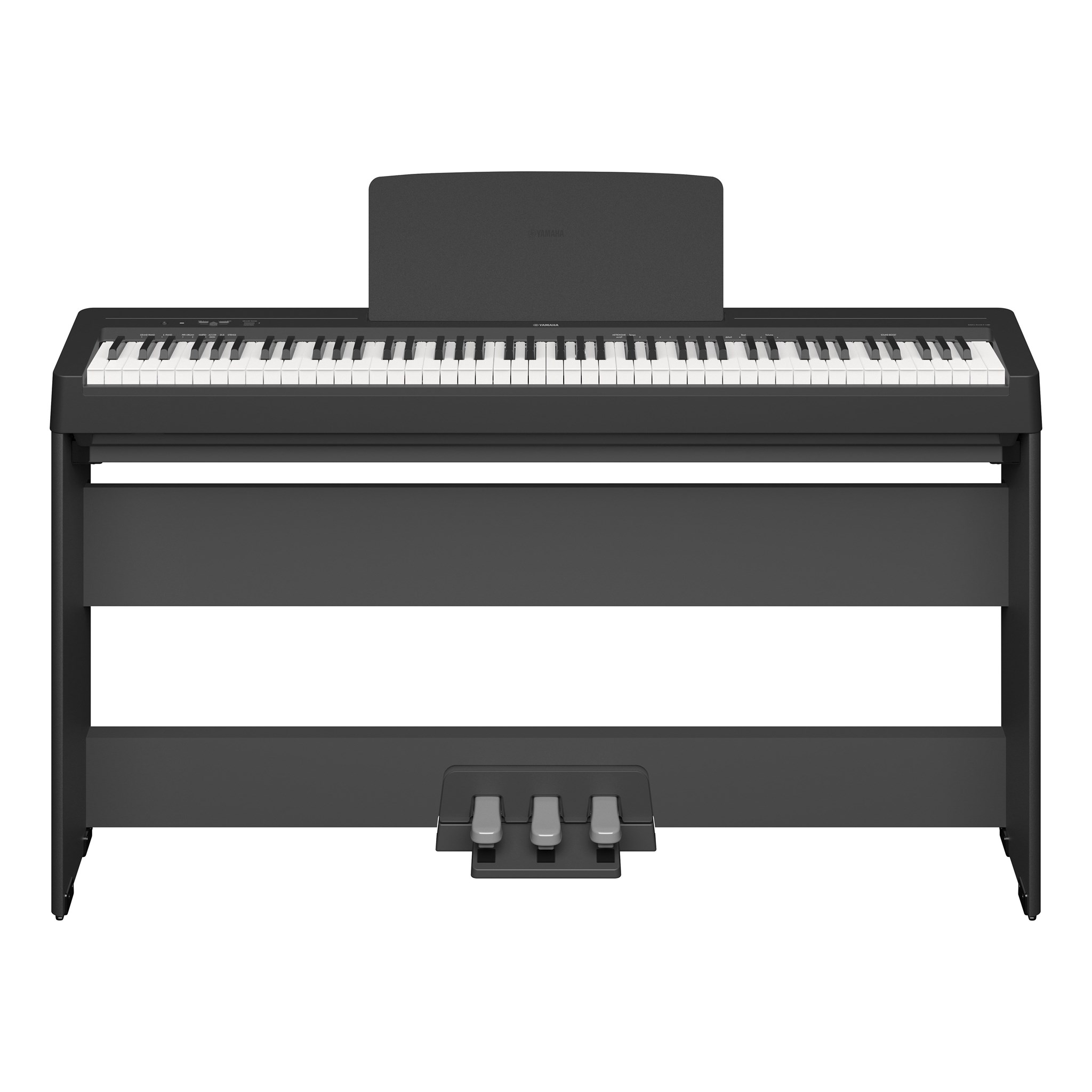 Imagem de Conjunto Yamaha P-145 B BT + Pernas Yamaha L-100B + Pedais Yamaha LP-5A