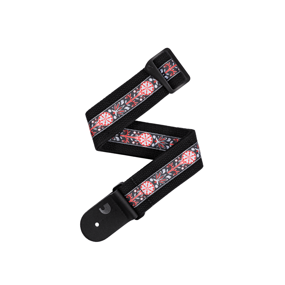 Imagem de Correia D'Addario Deluxe Cotton Black 50CT00-DX