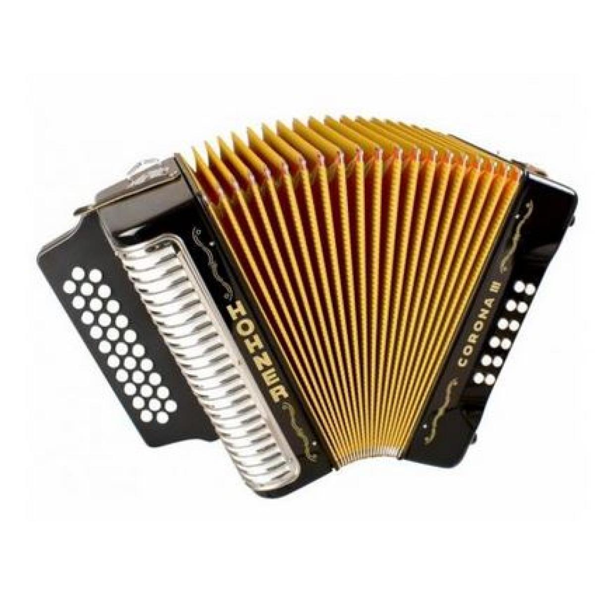 Imagem de Acordeão Hohner A-5721-GCF Corona III Preto