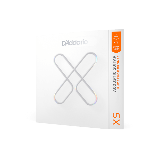 Imagem de Set 3 Jogos Cordas para Guitarra Acústica D'Addario .010 XSAPB1047-3P
