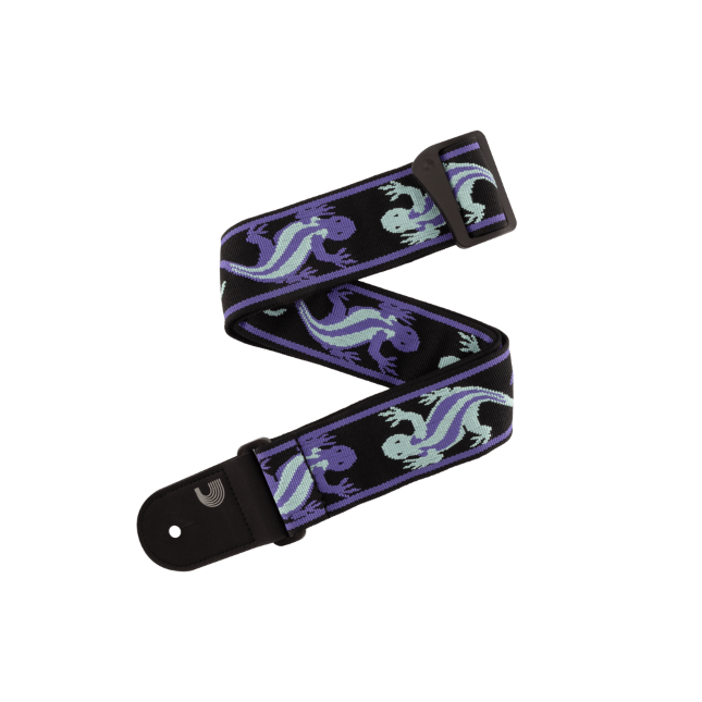 Imagem de Correia D'Addario Vintage Planet Waves Green/Blue Lizards 50PW02