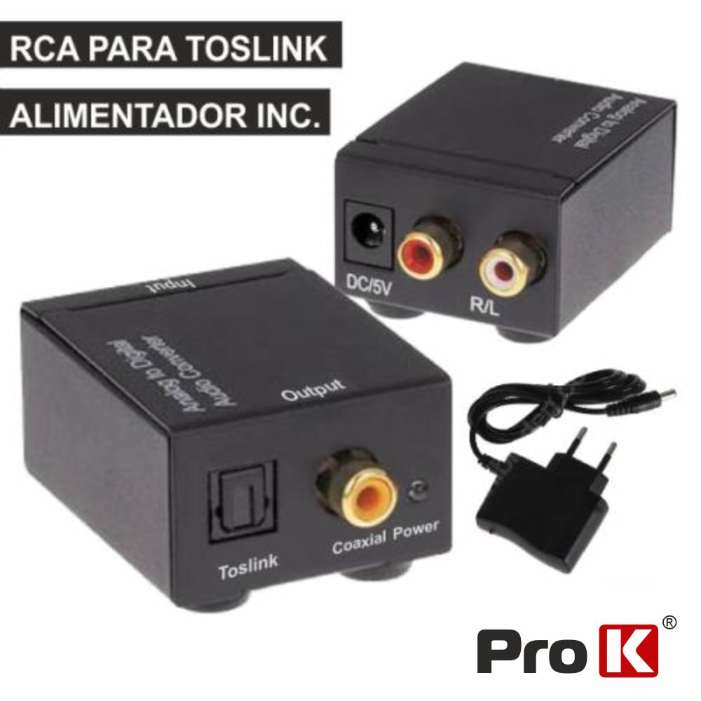 Imagem de Conversor Áudio Digital para Analógico PK-COAXOP