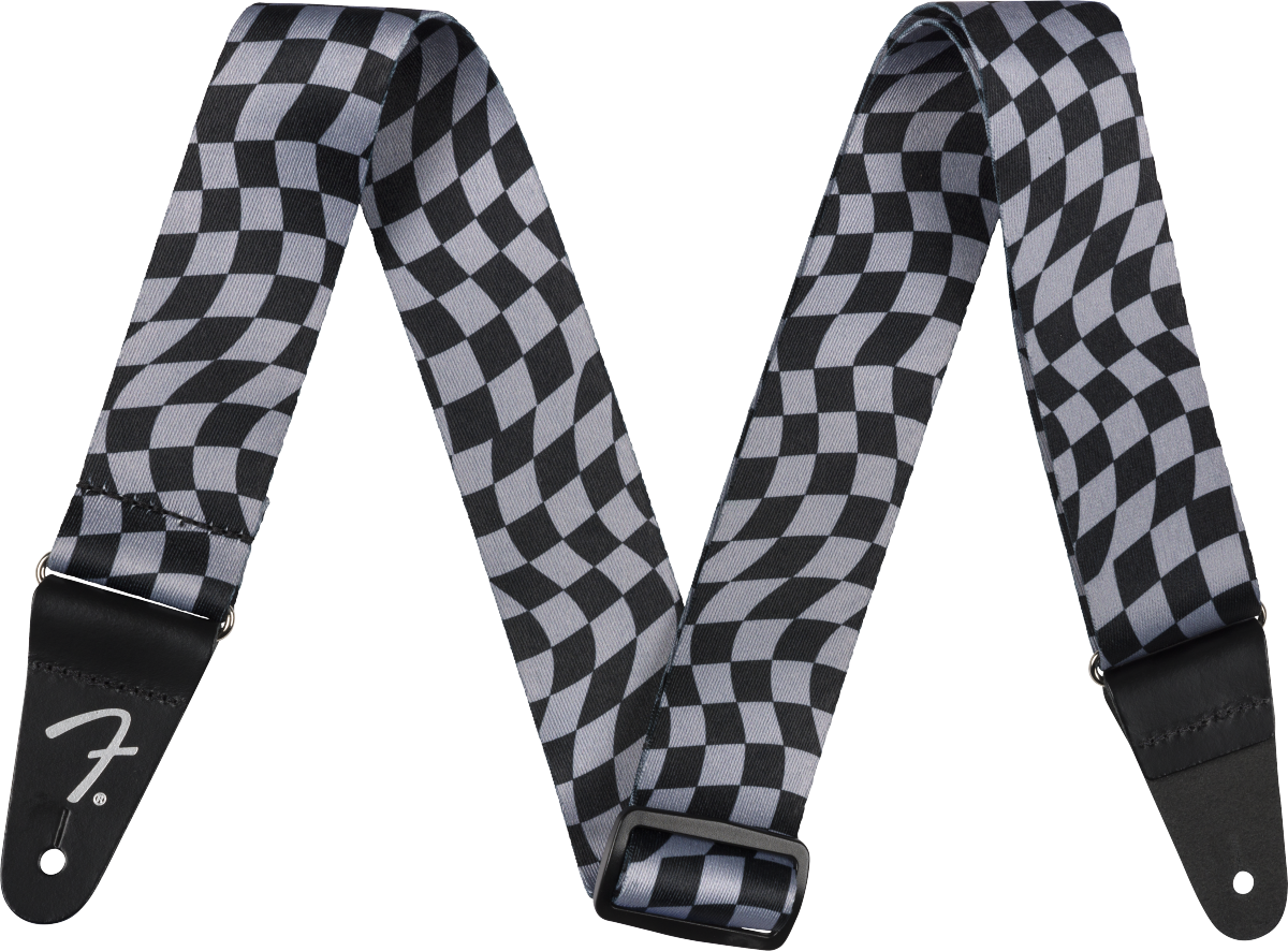 Imagem de Correia Fender Wavy Checker Poly Grey 0990637248