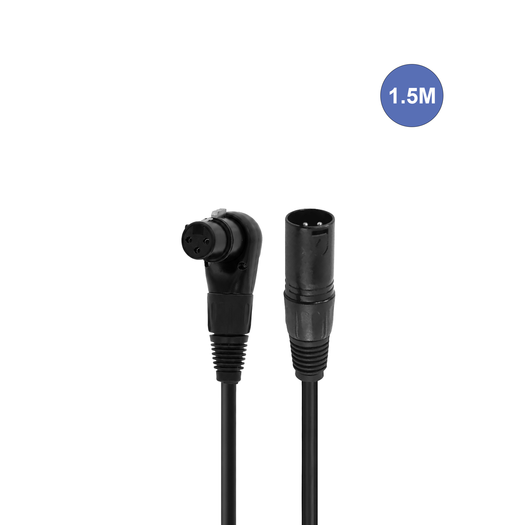 Imagem de Cabo XLR Macho/XLR Fêmea Curvo Power Studio AUDIOCAB 4058 1,50mt.