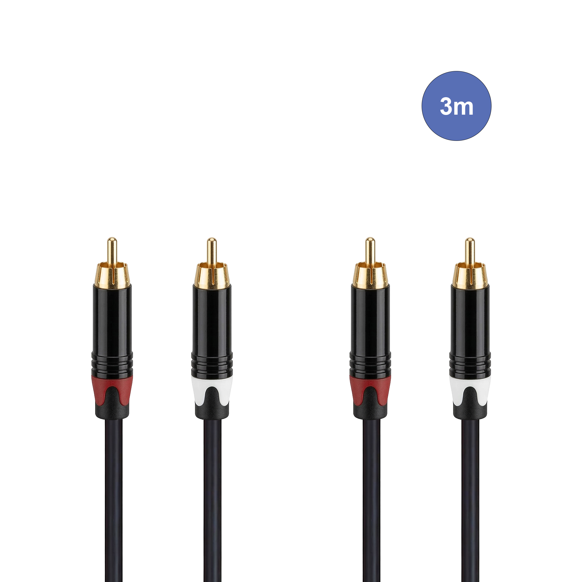Imagem de Cabo Power Studio RCA 1010-AUDIOCAB-4032 3mt.