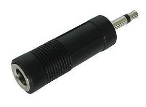 Imagem de Adaptador Schulz Kabel Jack 6,3mm Mono Fêmea para Jack 3,5mm Mono Macho S47