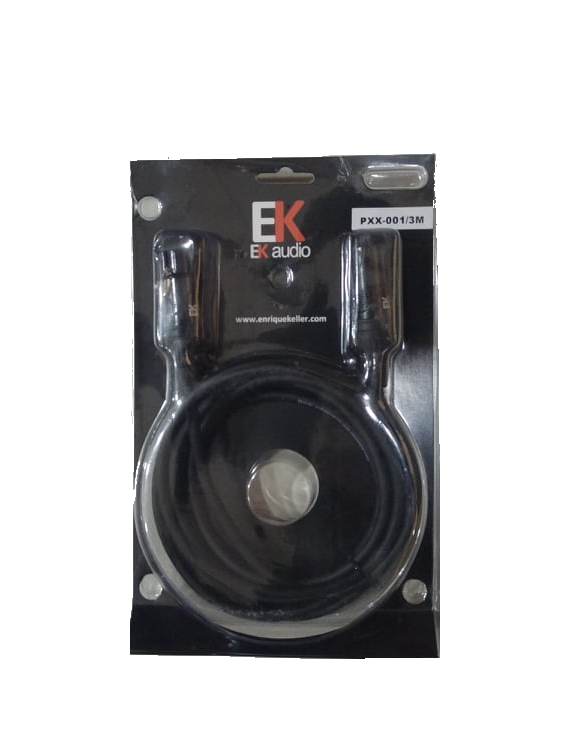 Imagem de Cabo XLR Ek Audio PXX-001/3M 3mt.