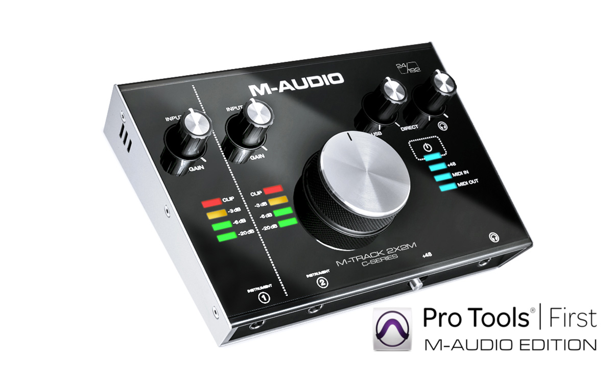 Imagem de Interface de Áudio M-Audio Mtrack 2x2M