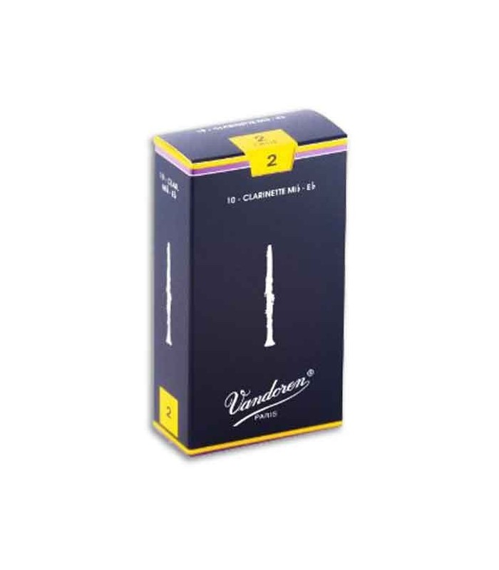 Imagem de Palheta Individual para Clarinete Mi Bemol (Eb) Vandoren Mi Bemol Nº2 CR112