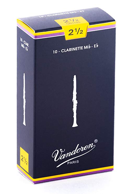 Imagem de Palheta Individual para Clarinete Vandoren Mi Bemol (Eb) Nº2,5 CR1125
