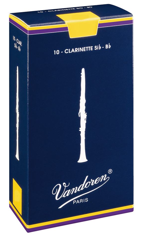 Imagem de Palheta Individual para Clarinete Vandoren Si Bemol (Bb) Nº2,5 CR1025
